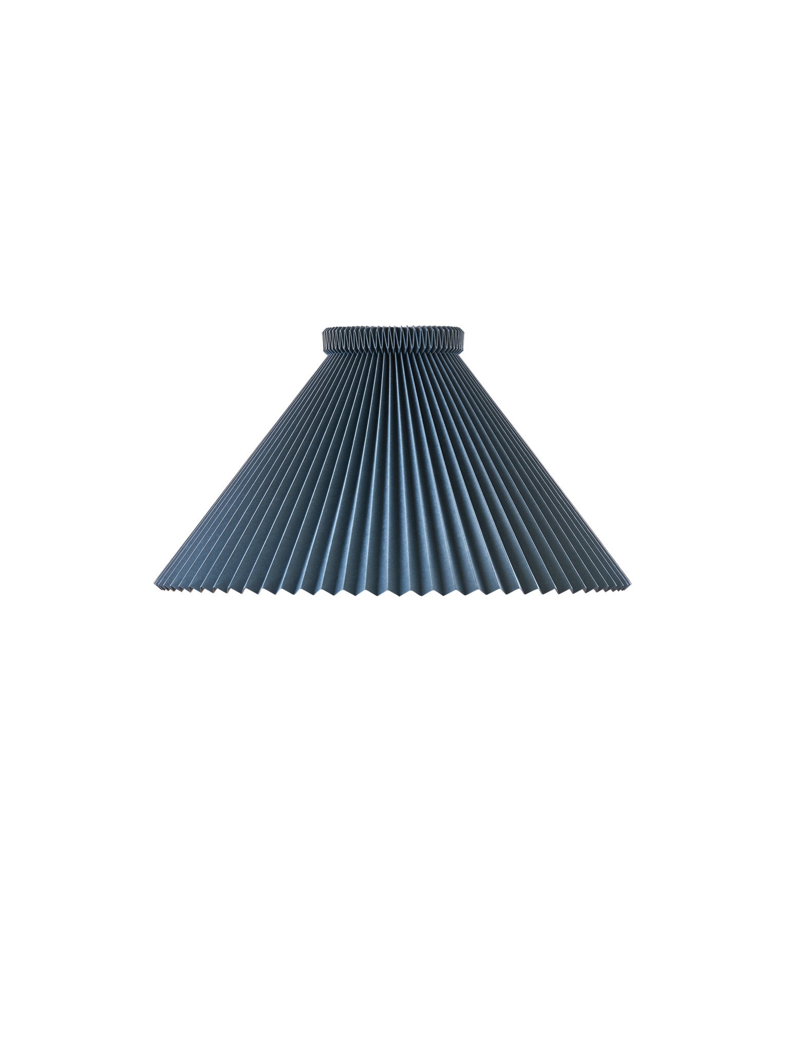Leklint1 Lampshade 25Cm Denimblue Paper Packshot1